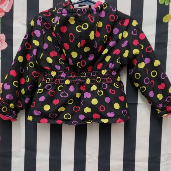 EUC black pink coat 24 month sugar cookies - Picture 3 of 7